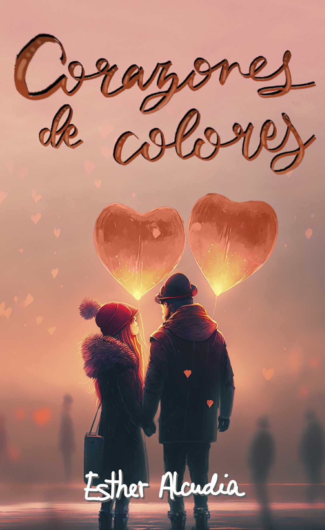 Corazones de colores