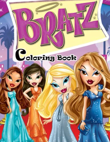 Bratz Coloring Book: Perfect Colouring Pages For Kids And Adults With