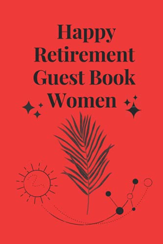 Happy Retirement Guest Book Women :: Navy Blue Retirement Guest Book to ...