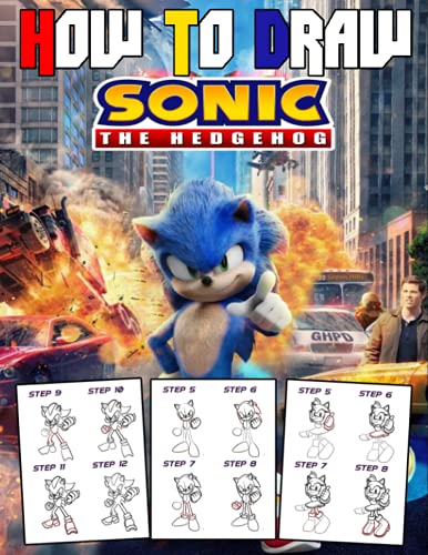 How To Draw Sonic the Hedgehog: Draw cartoon, All characters of Sonic