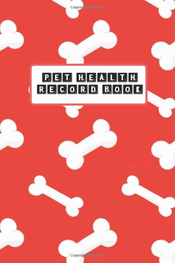 Pet Health Record Book Vaccine Record Book For Dogs and Vet Visit up