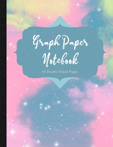 Cute Graph Paper Notebook: Nebula Graph Paper Notebook: Large Graph ...