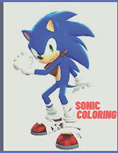 sonic coloring: SONIC Coloring Book: Sonic the Hedgehog Jumbo Coloring ...