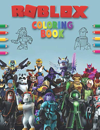 Roblox Coloring Book: Exclusive Roblox Coloring Book For Kids, Adults ...