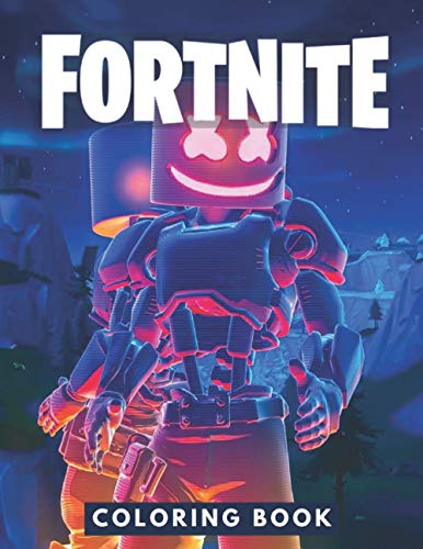 Fortnite Coloring Book: Perfect Christmas Gift For Kids And Adults Who ...