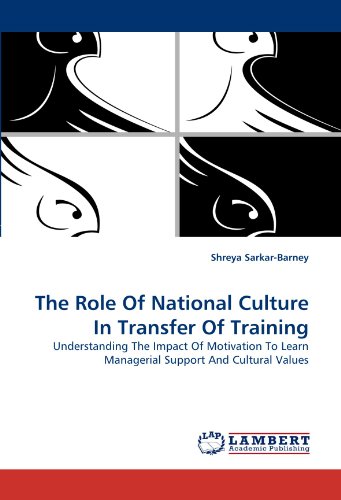 The Role Of National Culture In Transfer Of Training: Understanding The ...