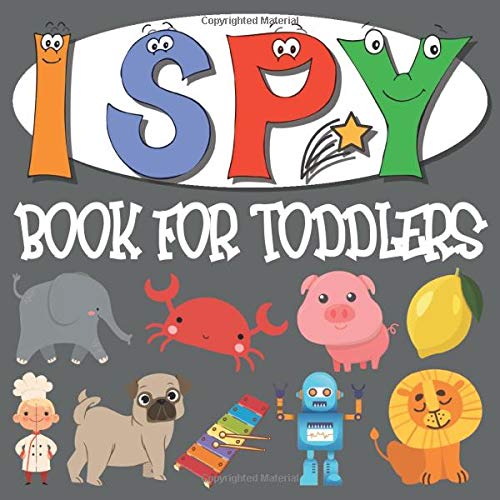I Spy Book For Toddlers Activity Book for Kindergarten Picture Riddles