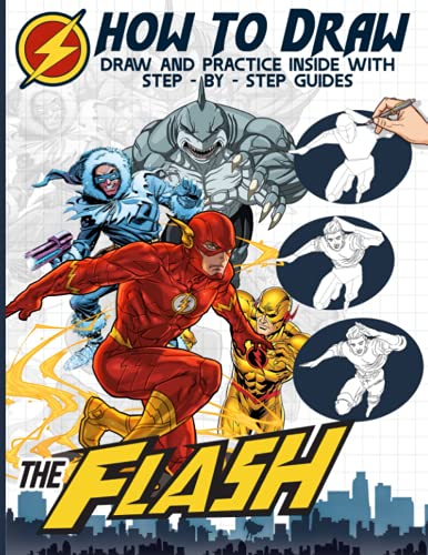 How to Draw The Flash: Step By Step Drawing And Coloring The Flash by ...