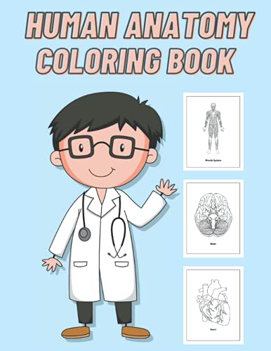 Human Anatomy Coloring Book: For Kids by Blue Bulldog Biology Diagrams
