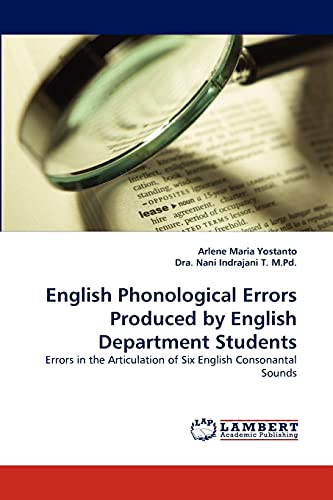 English Phonological Errors Produced by English Department Students ...