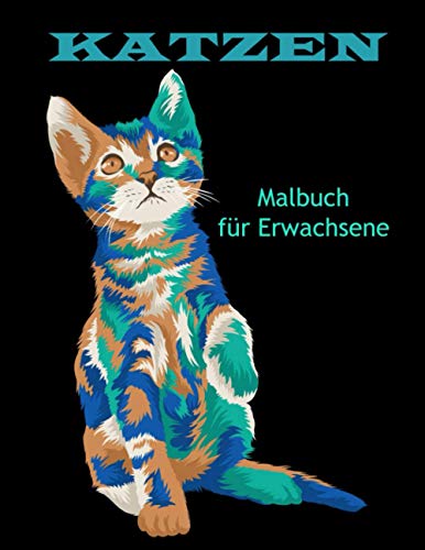 Katzen-Make-up-Tasche – Niedliches Katzendesign, 19,1 X 25,4 Cm, Aus Leinen, Geschenk Für Katzenliebhaber
