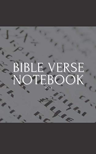 Bible Verse Notebook: VOL 1, Lined, Dotted, Graph Paper and Sketchbook ...