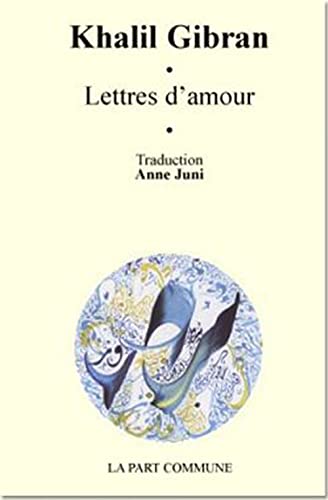 Lettres d'amour de Khalil Gibran book cover