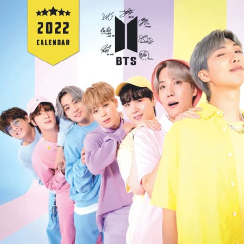 BTS Calendar Official BTS calendar Monthly Colorful BTS Calendar