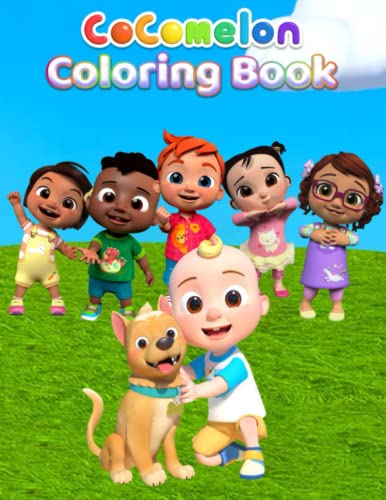 Cócómelon Coloring Book: JUMBO Coloring Book For Kids Of All Ages