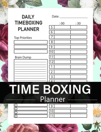 Boxing Journal Time Time Boxing Planner: Time Boxing Planner 2022-2023, Planner 2023-2024 ...