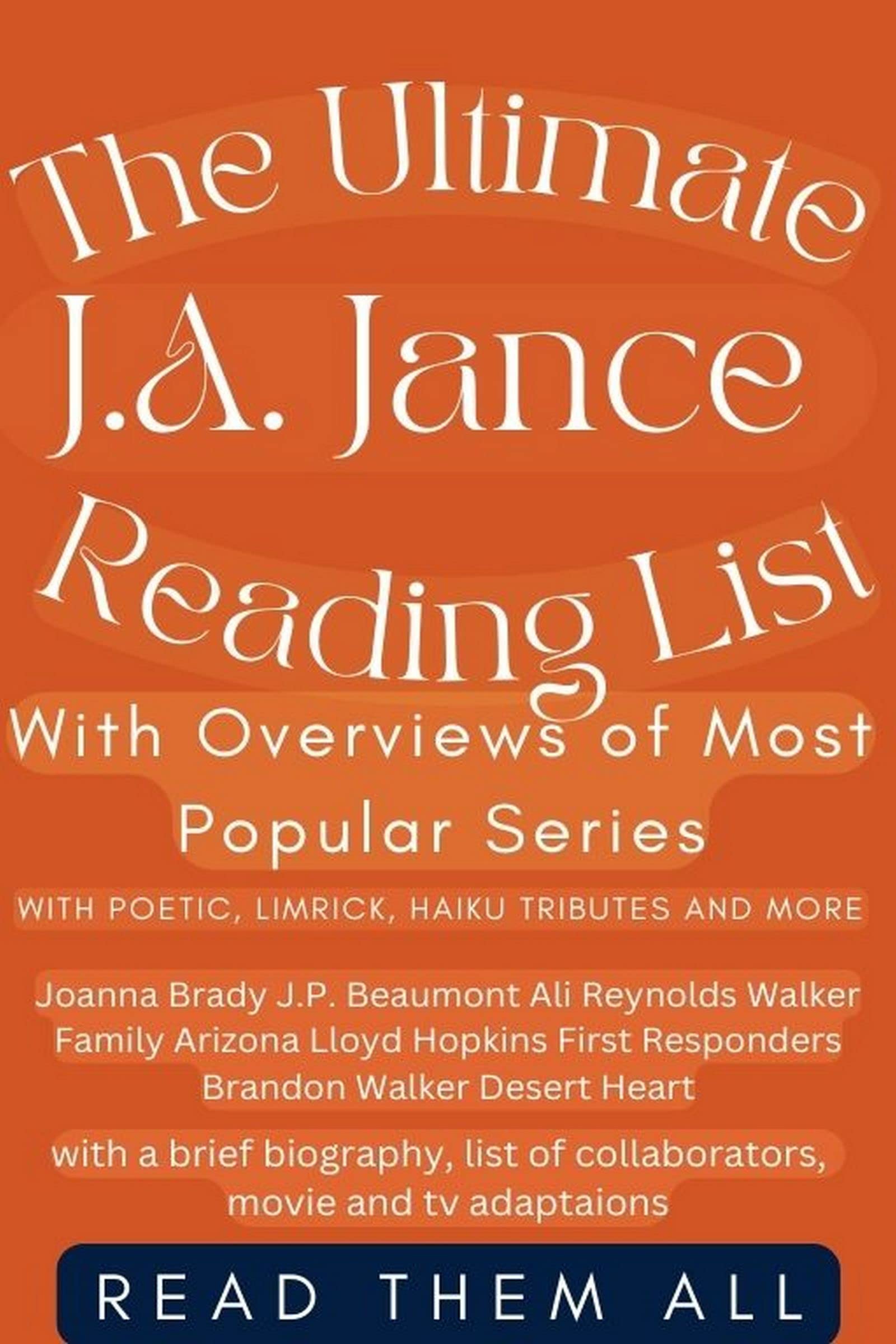 The Ultimate J.A. Jance Reading List With Overviews of Most Popular