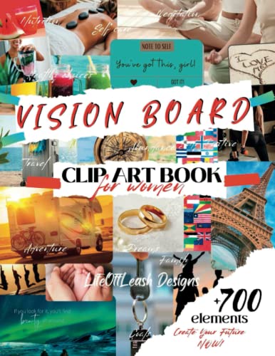 Vision Board Clip Art Book For Women - 700+ Pictures, Affirmations ...