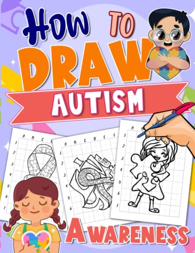How To Draw Autism Awareness: Drawing Reference Book With 25 Step-By ...