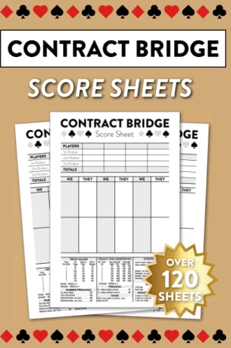 Contract Bridge Score Sheets Over - 123651497 