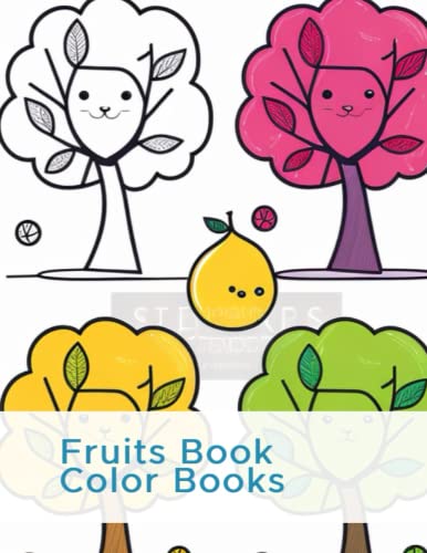 Rainbow Fruit Coloring Book: Adorable Coloring Book for Kids, Featuring ...