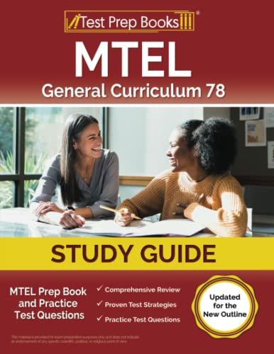 MTEL General Curriculum 78 Study Guide MTEL Prep Book And Practice 