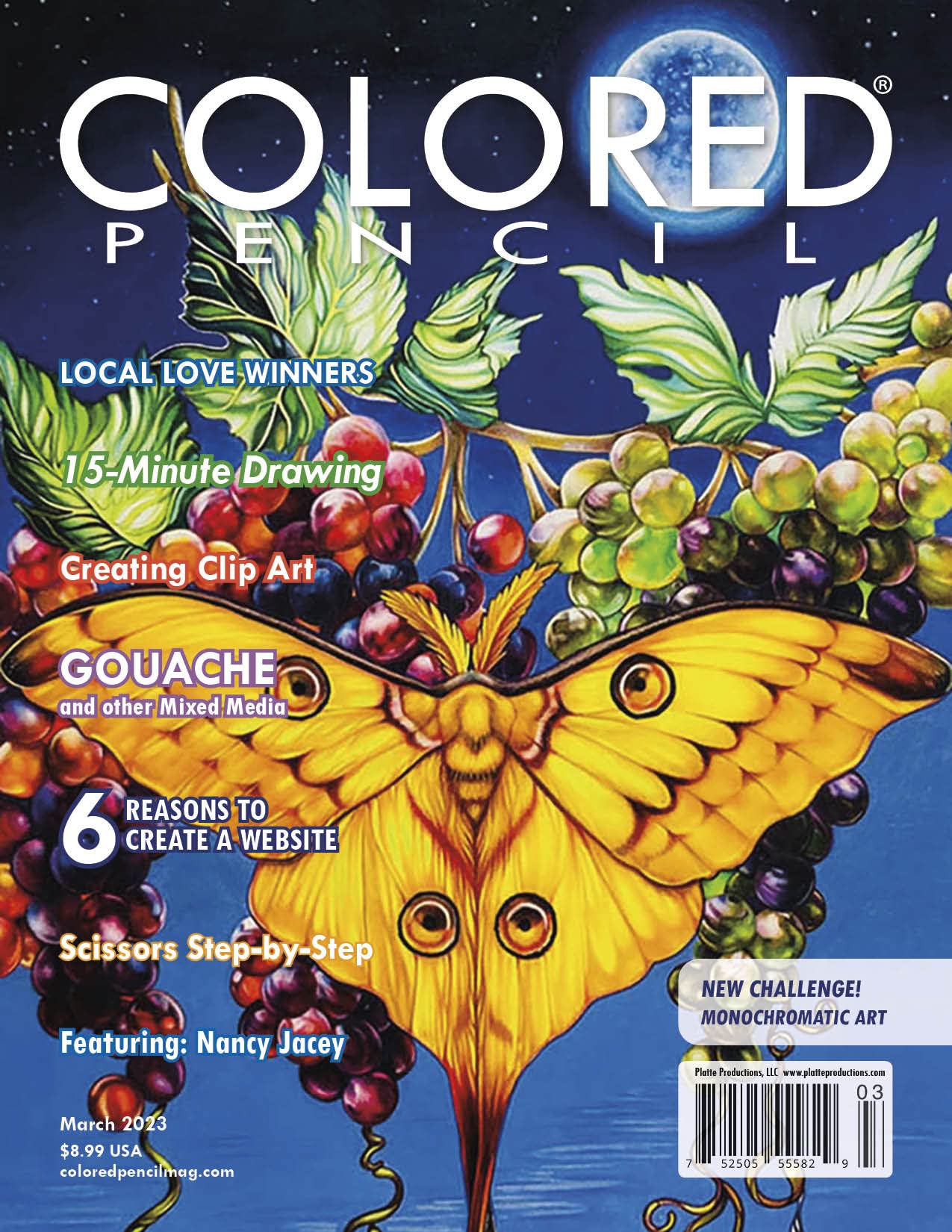 COLORED PENCIL Magazine March 2023 Issue by Platte Productions LLC