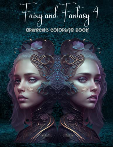 Fairy and Fantasy 4 Grayscale Coloring Book by Books By Mena | Goodreads