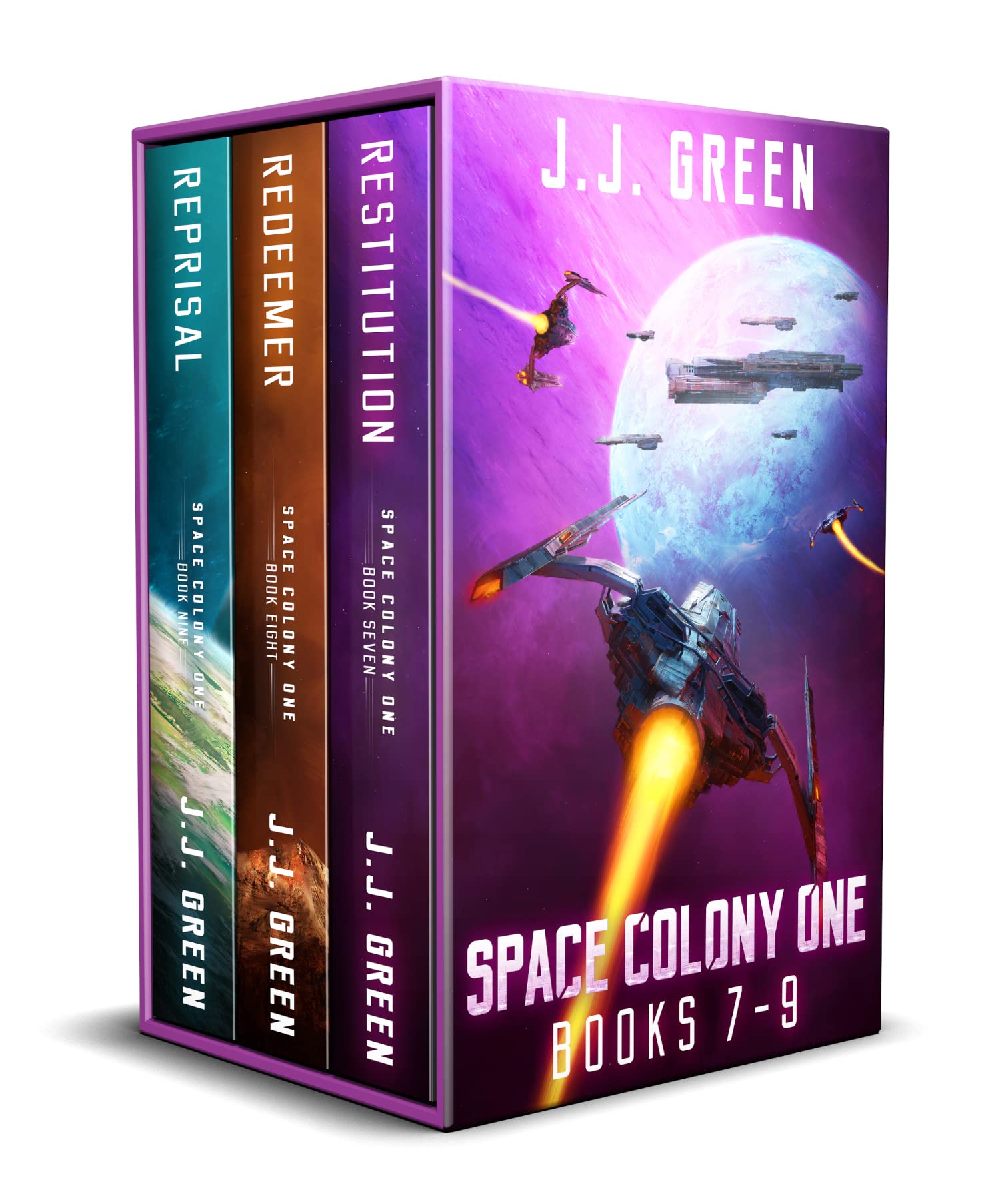 Space Colony One Books 7 - 9 book cover