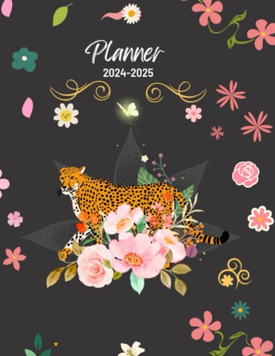 Cheetahs Gift: 2024-2025 Monthly Planner: Personalized 2 Years New