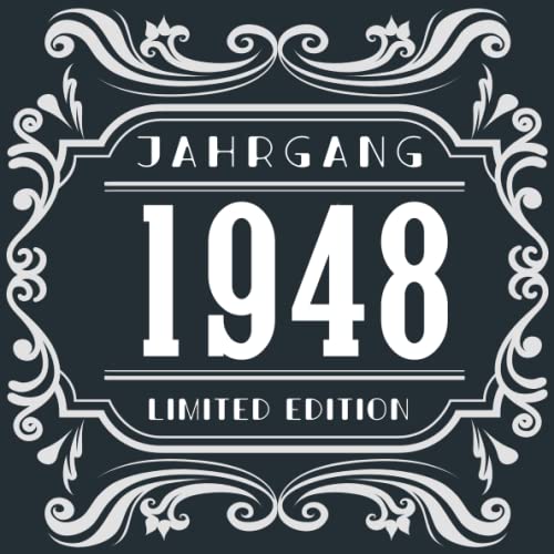 Jahrgang 1948 Limited Edition Cooles Geschenk zum 75. Geburtstag