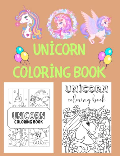 Unicorn coloring book for adults and teens: Quiet unicorn coloring book ...