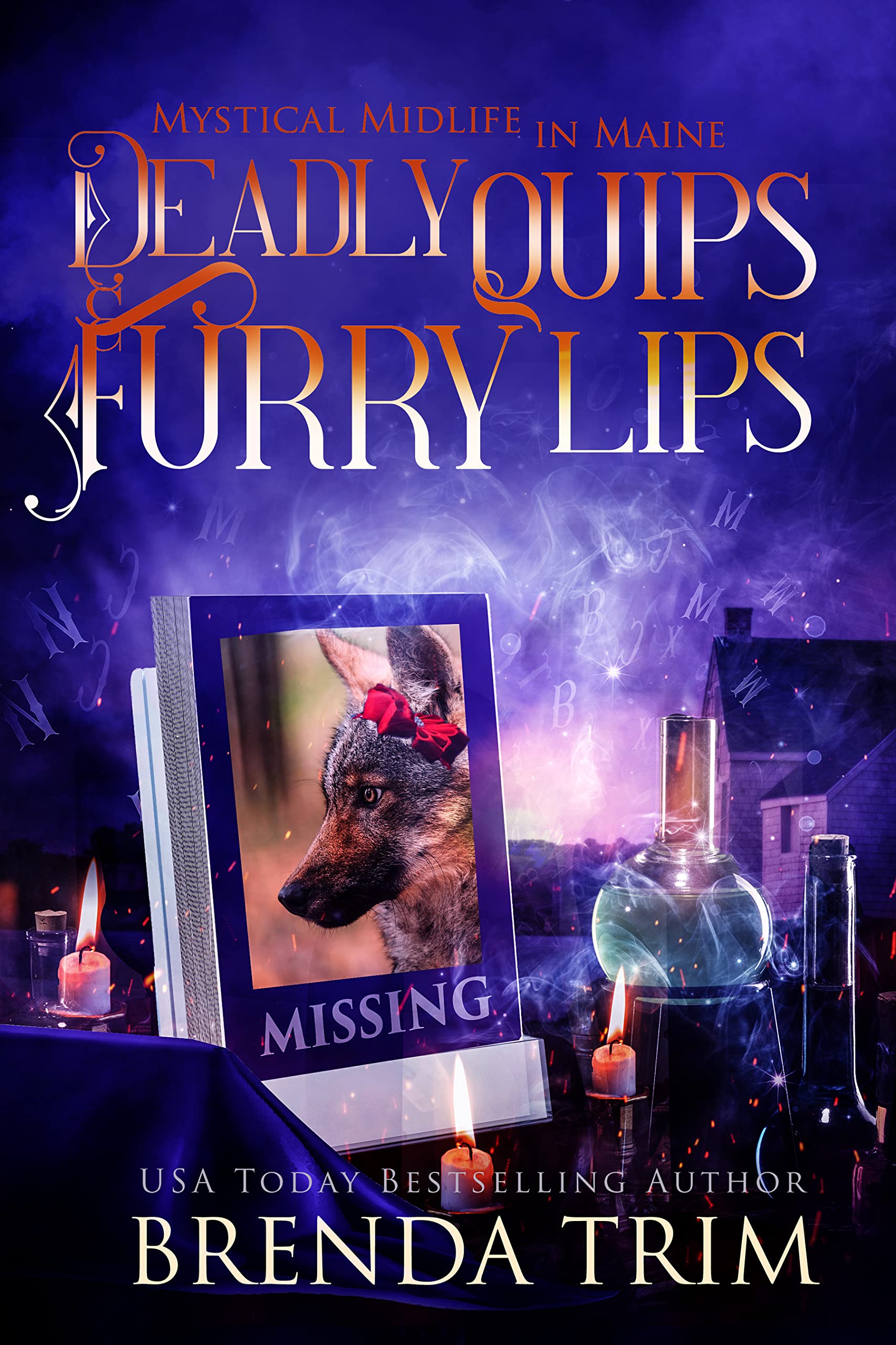 Deadly Quips & Furry Lips (Mystical Midlife in Maine, #12)
