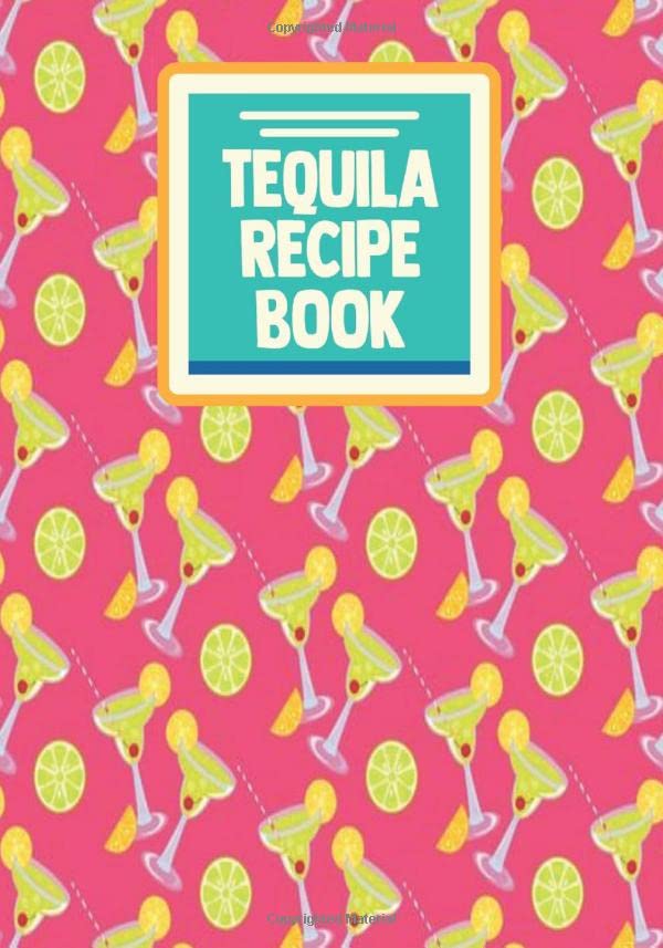 Tequila Recipe Book DIY Cocktail Recipe Notebook Blank Journal Log