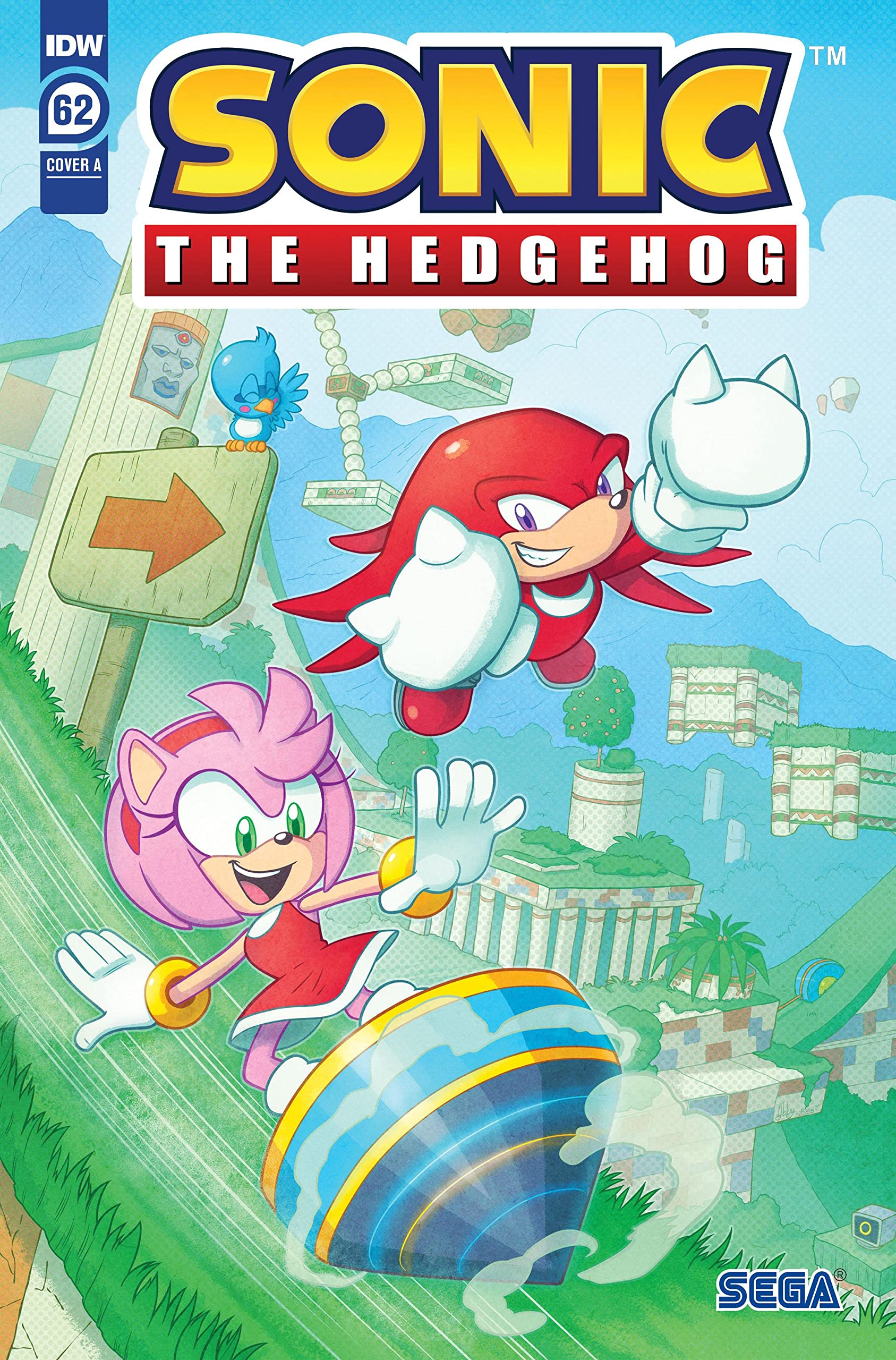 Sonic The Hedgehog (2018-) #62 book cover