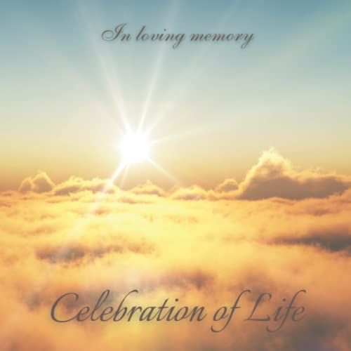 Celebration of Life Funeral Guest Book Guest Book for Funeral