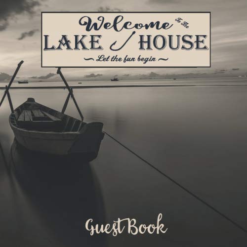 To The Lake House Guest Book Vacation Guest Book to Sign In, Airbnb, Guest House, Hotel