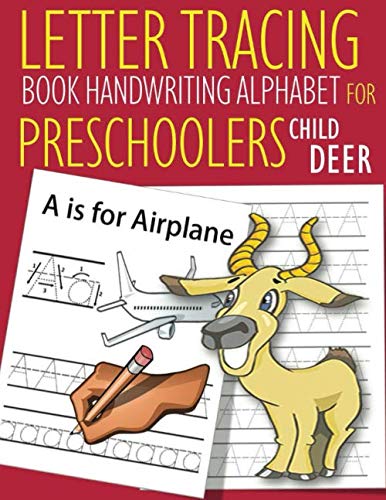 Letter Tracing Book Handwriting Alphabet for Preschoolers CHILD DEER ...