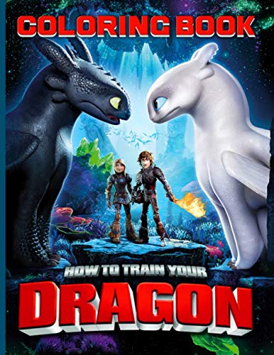 How To Train Your Dragon Coloring Book: Coloring Books For Kid And ...