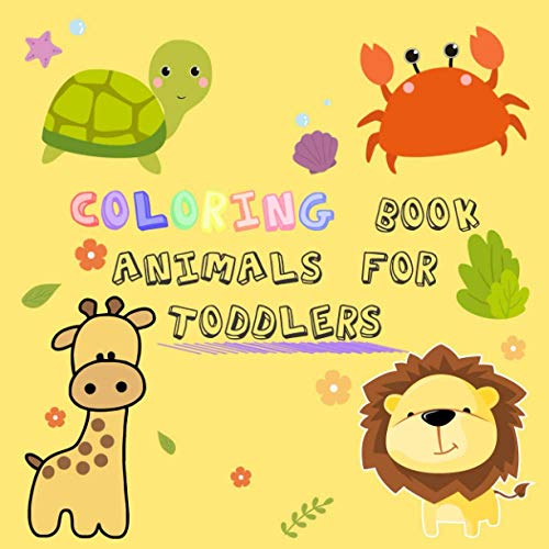 Coloring Book Animals For Toddlers Simple Picture Coloring Books for
