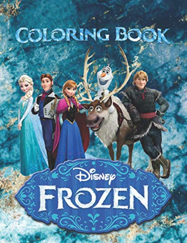 Frozen Coloring Book: 100+coloring pictures for kids and adults with ...