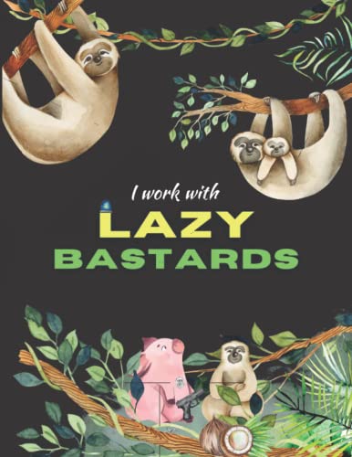 NOTEBOOK: FUNNY SLOTH AND POLICE THEMED NOTEBOOK CUTE COVER 200 PAGES ...
