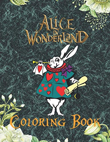 Alice In Wonderland Coloring Book: Alice Coloring Book: Great ...