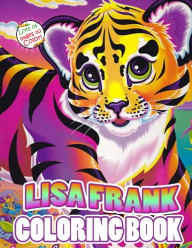 Lisa Frank Coloring Book: Lisa Frank Adult Coloring Book With 50 ...