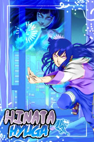 Hyuga Hinata Notebook: Cute College Wide Ruled Journal Notebook for