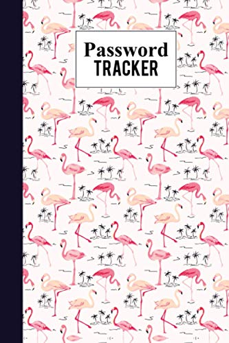 Password Tracker: Flamingos Password Tracker, Password Book, Password