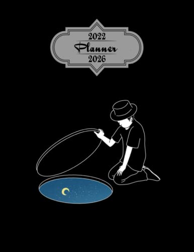 2022 2026 Five Year Planner Manhole Cover Night Underground Theme 