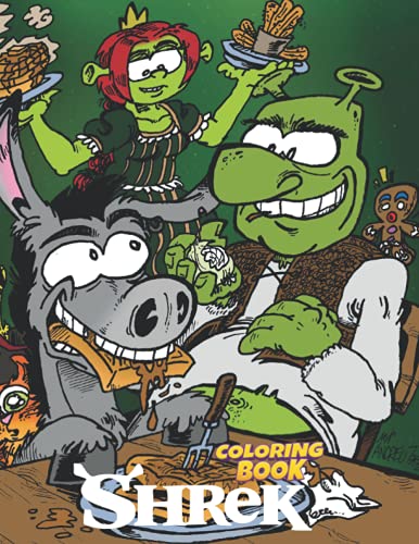 Shrek Coloring Book: SUPER FUN AND CREATIVE SHREK JUMBO COLORING BOOK