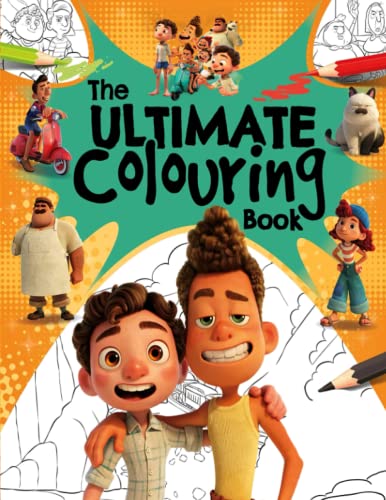 The Ultimate Coloring Book: Great Cartoon Character Coloring Book For