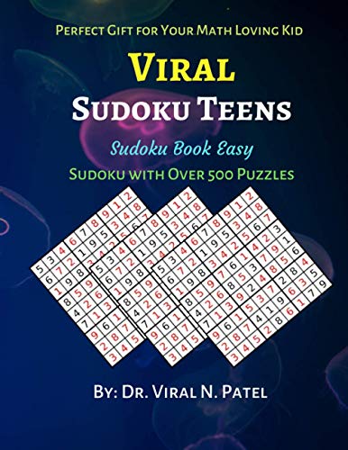 Viral Sudoku Teens: Sudoku Book Easy : Sudoku with Over 500 Puzzles by ...